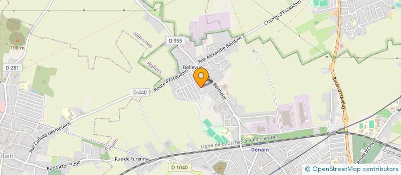 localisation de l'entreprise T.Y.M. RENOVATION ET CONSTRUCTION à DENAIN