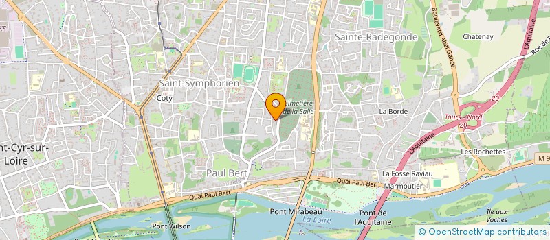 localisation de l'entreprise T&Z  TOURS