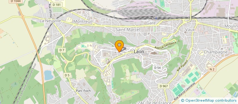 localisation de l'entreprise T.Z. DATA LOGIQUE à LAON