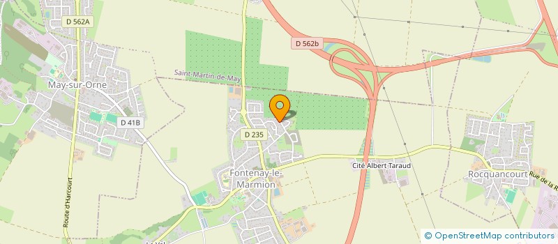 localisation de l'entreprise T&Z TRANSPORTS  FONTENAY-LE-MARMION