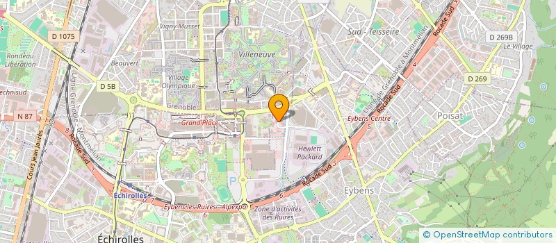 localisation de l'entreprise T090  EYBENS