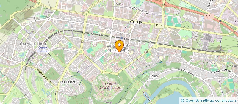 localisation de l'entreprise T10 IMMO  CERGY