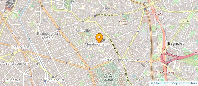 localisation de l'entreprise T103  PARIS
