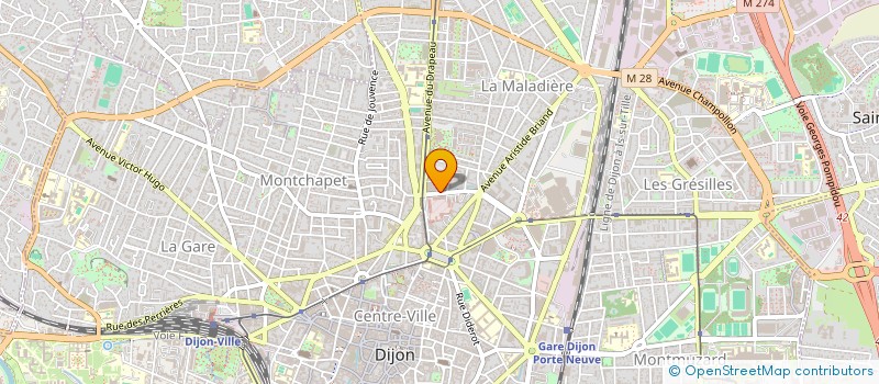 localisation de l'entreprise T2 à DIJON