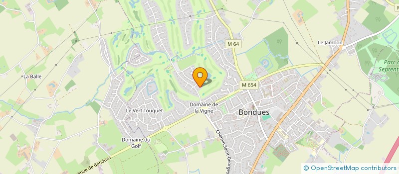 localisation de l'entreprise T2 ADM INVEST  BONDUES