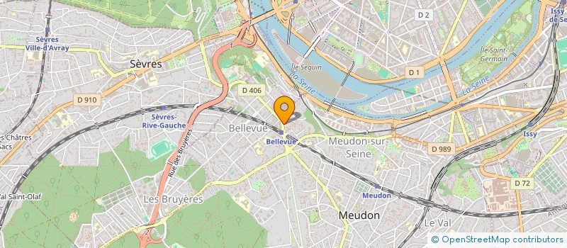 localisation de l'entreprise T2 BELLEVUE  MEUDON