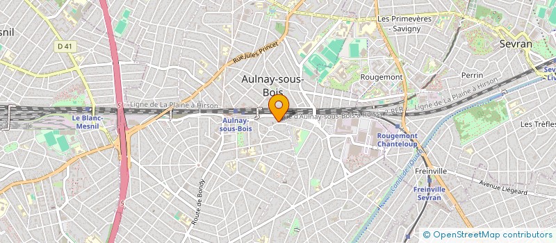localisation de l'entreprise T2 CAPITAL à AULNAY-SOUS-BOIS