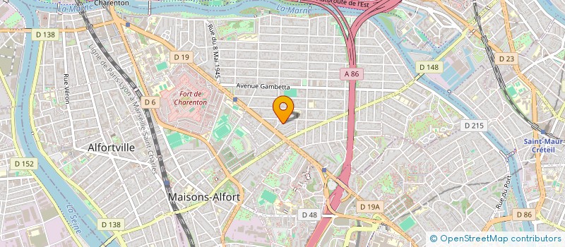 localisation de l'entreprise T2 LABS  MAISONS-ALFORT