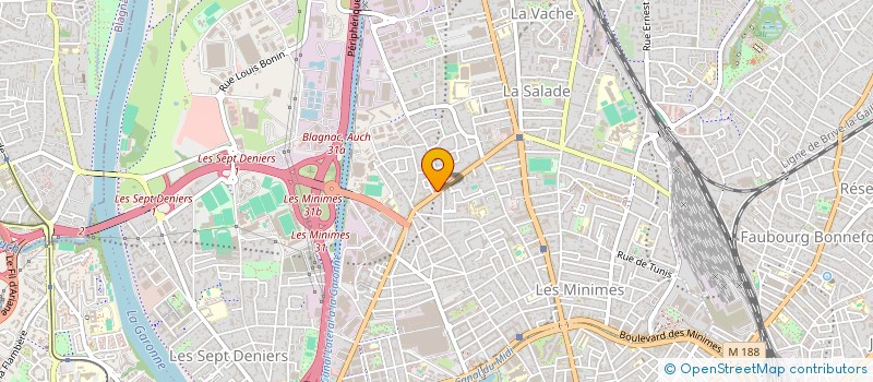 localisation de l'entreprise T200 à TOULOUSE