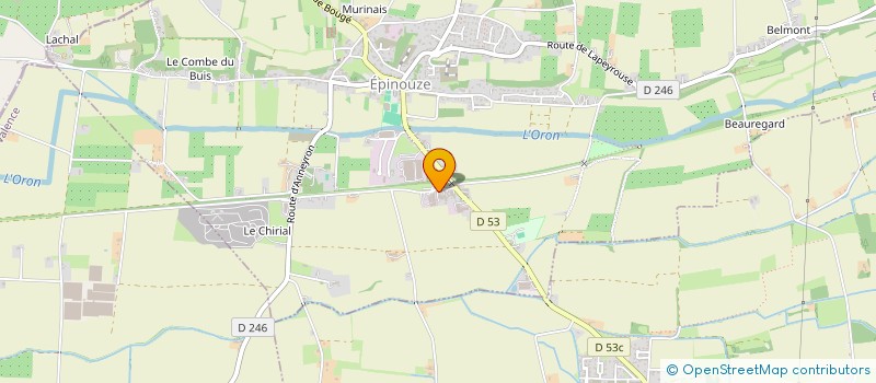 localisation de l'entreprise T27  EPINOUZE