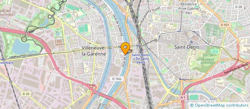 localisation de l'entreprise T2A  L'ILE-SAINT-DENIS