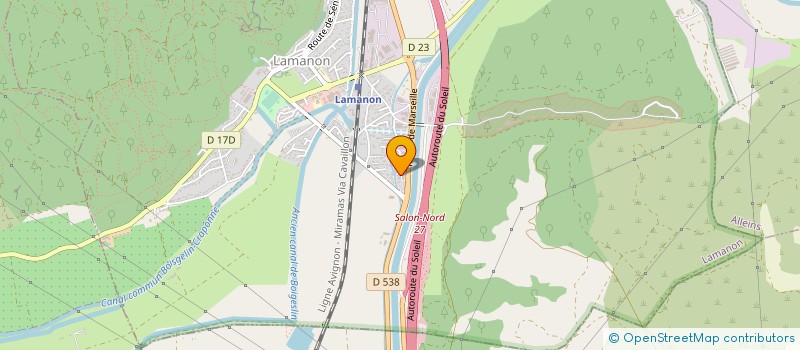 localisation de l'entreprise T2A TELEPHONIE ALARME AUTOMATISME  LAMANON