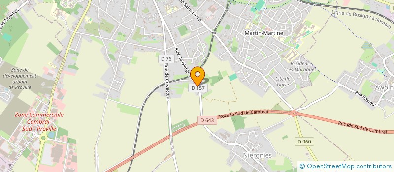 localisation de l'entreprise T2AL à CAMBRAI