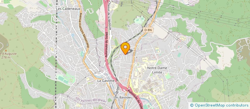 localisation de l'entreprise T2AM INVEST à SEPTEMES-LES-VALLONS