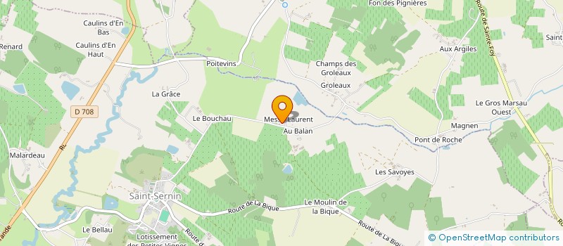 localisation de l'entreprise T2C  SAINT SERNIN