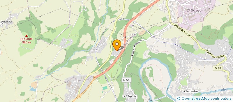 localisation de l'entreprise T2C  LE PUY-EN-VELAY