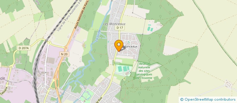 localisation de l'entreprise T2C  MORIGNY-CHAMPIGNY