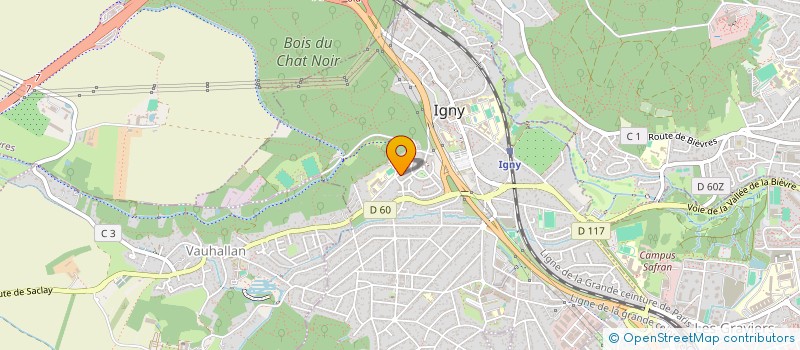 localisation de l'entreprise T2C CONSULT à IGNY