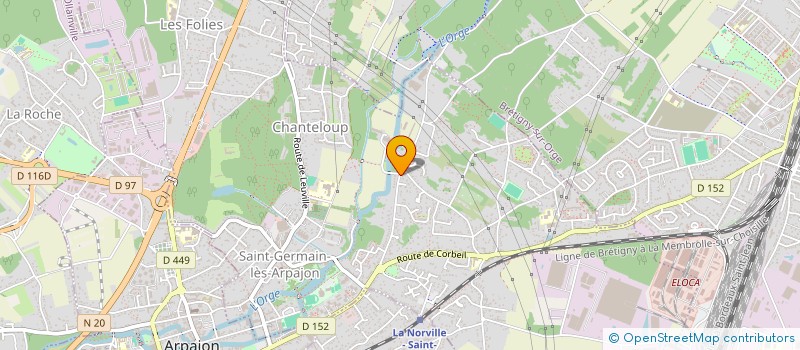 localisation de l'entreprise T2C MANUTENTION à SAINT-GERMAIN-LES-ARPAJON