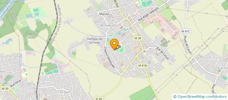 localisation de l'entreprise T2D  ANNULLIN