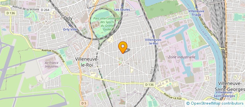 localisation de l'entreprise T2F-RUBY à VILLENEUVE-LE-ROI