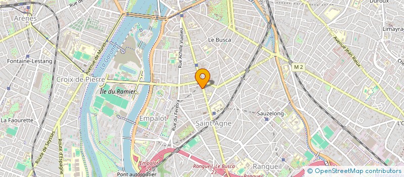 localisation de l'entreprise T2G  TOULOUSE