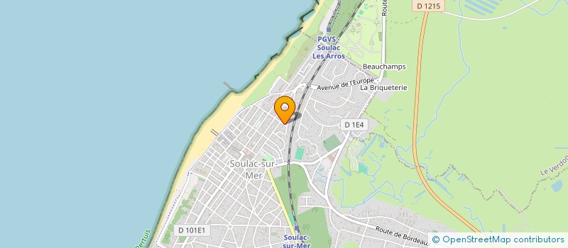 localisation de l'entreprise T2H SERVICES  SOULAC-SUR-MER