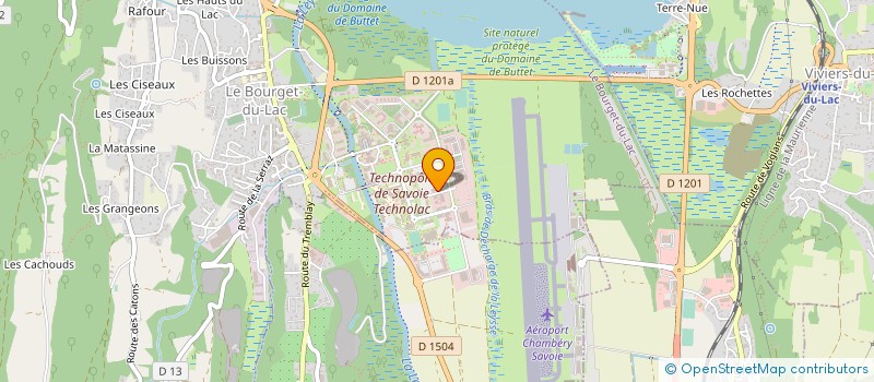 localisation de l'entreprise T2I  LE BOURGET-DU-LAC