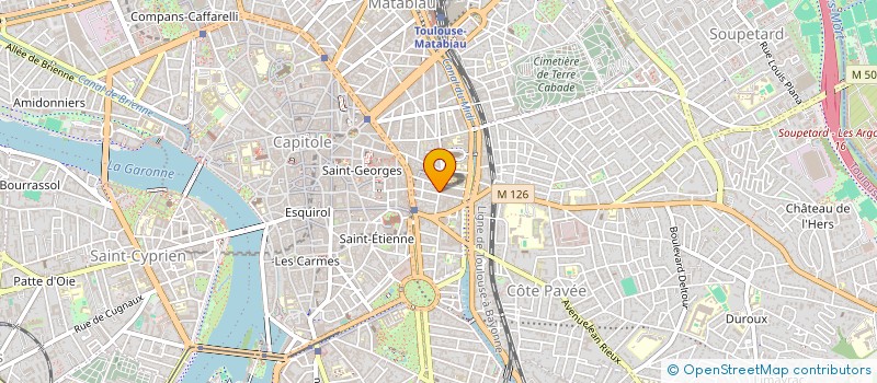 localisation de l'entreprise T2I  TOULOUSE