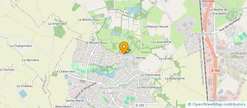 localisation de l'entreprise T2J à MOUILLERON-LE-CAPTIF