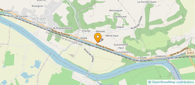 localisation de l'entreprise T2L à SAINT-ROMAIN-LE-NOBLE