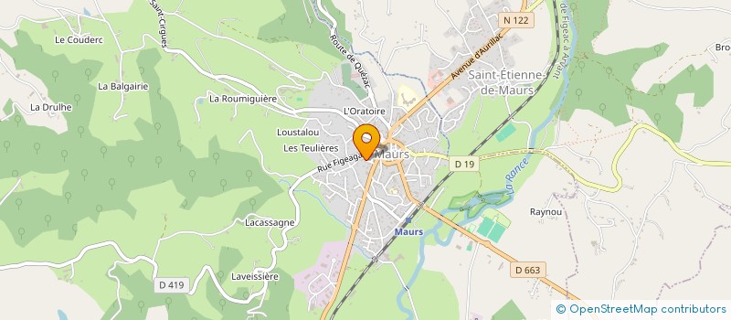 localisation de l'entreprise T2L à MAURS