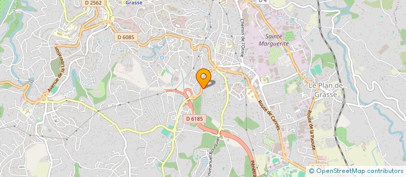 localisation de l'entreprise T2L à GRASSE