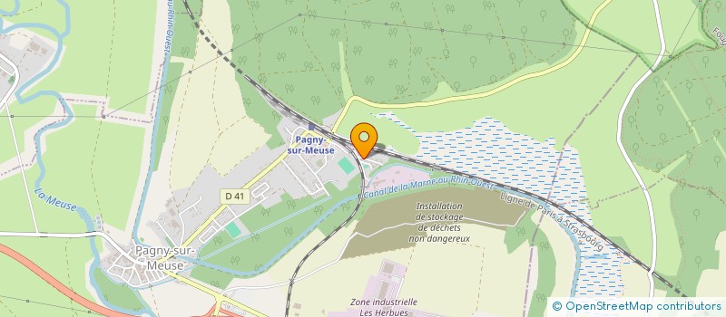 localisation de l'entreprise T2L à PAGNY-SUR-MEUSE