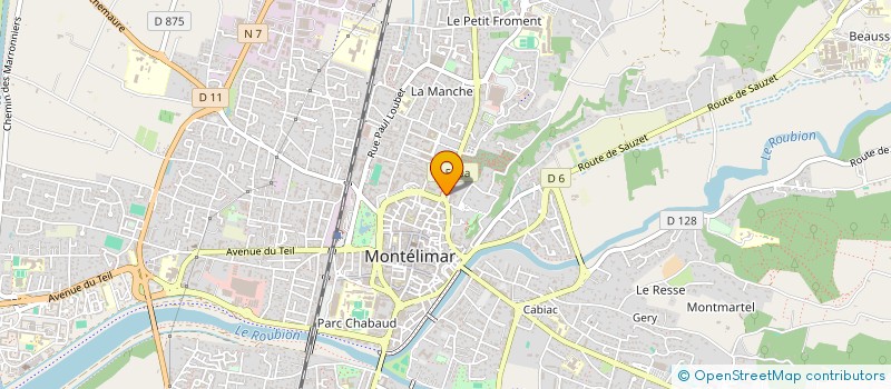 localisation de l'entreprise T2LA  MONTELIMAR