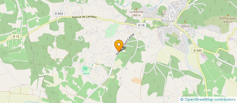 localisation de l'entreprise T2M  ROGNES