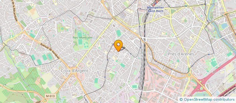 localisation de l'entreprise T2M à MONTPELLIER