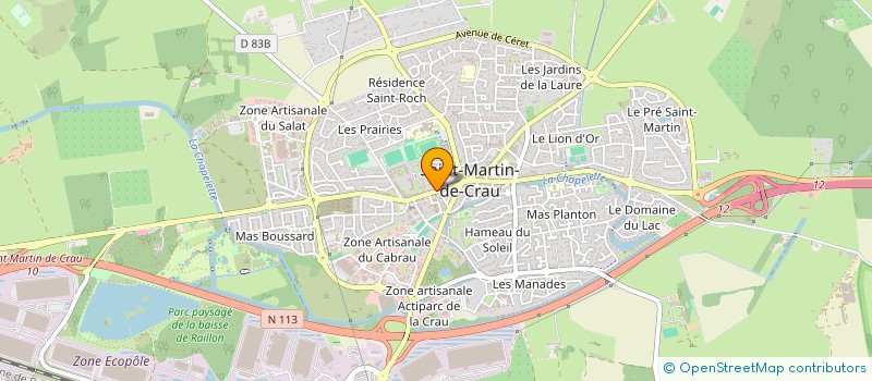 localisation de l'entreprise T2M à SAINT-MARTIN-DE-CRAU