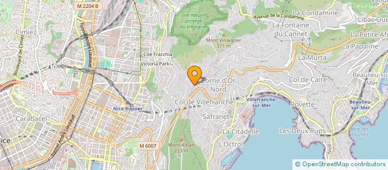 localisation de l'entreprise T2M à NICE