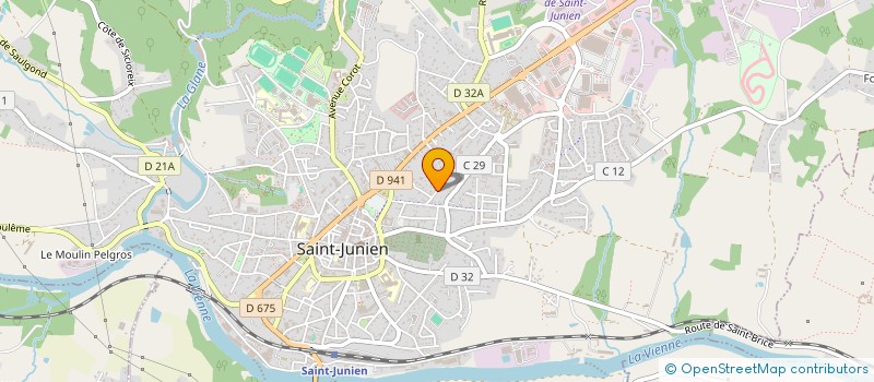 localisation de l'entreprise T2MI à SAINT JUNIEN