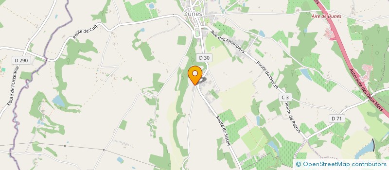 localisation de l'entreprise T2MVAL INDUSTRIES  DUNES