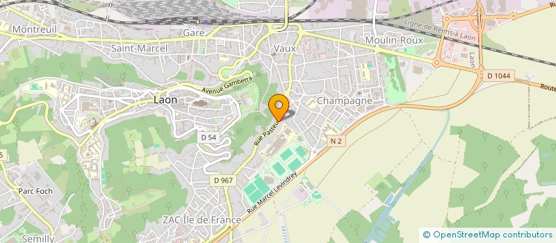 localisation de l'entreprise T2NL à LAON