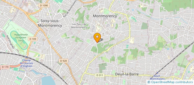 localisation de l'entreprise T2P LANDY  MONTMORENCY