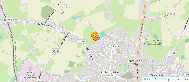 localisation de l'entreprise T2QSE  MAUBEUGE