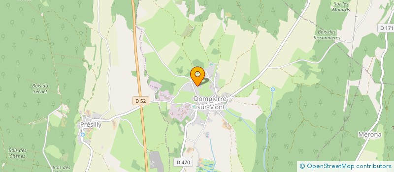 localisation de l'entreprise T2RM  DOMPIERRE-SUR-MONT