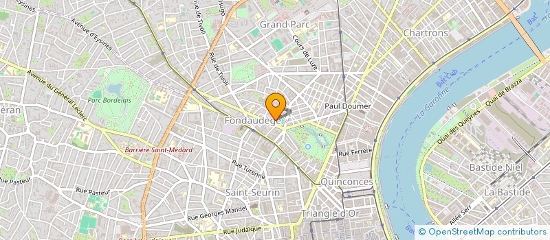 localisation de l'entreprise T2S INTERNATIONAL à BORDEAUX