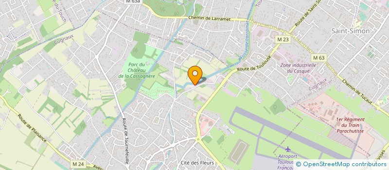 localisation de l'entreprise T2T à CUGNAUX