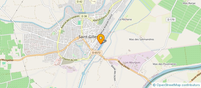 localisation de l'entreprise T3 BAT à SAINT-GILLES