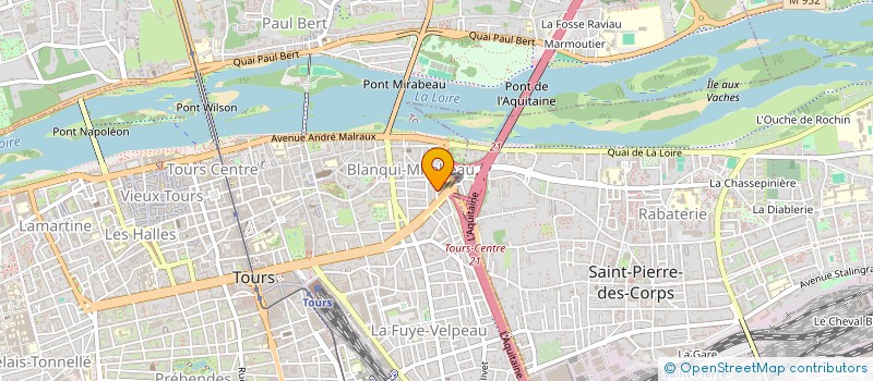 localisation de l'entreprise T3 CREATIONS à TOURS