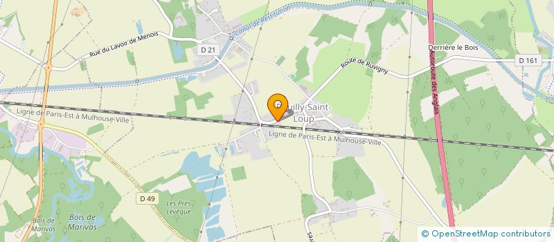 localisation de l'entreprise T3 ENTERTAINMENT SERVICES  ROUILLY-SAINT-LOUP